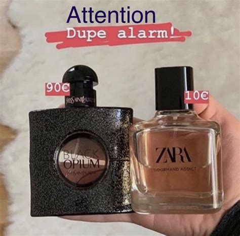 zara perfume dupe for black opium|zara fragrance.